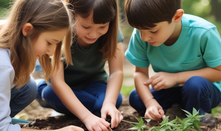 Flat lay of thoughtfully selected baby and household products on a clean wooden table.