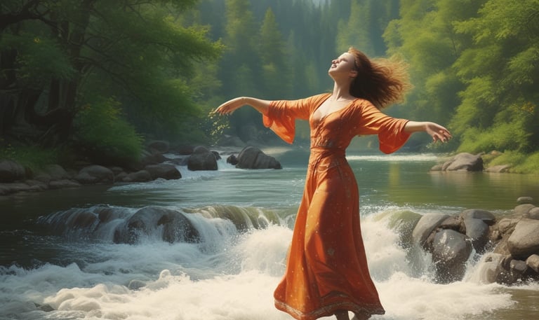 A detailed blueprint overlaying a human silhouette glowing with blue light, illustrating energetic pathways and blockages.