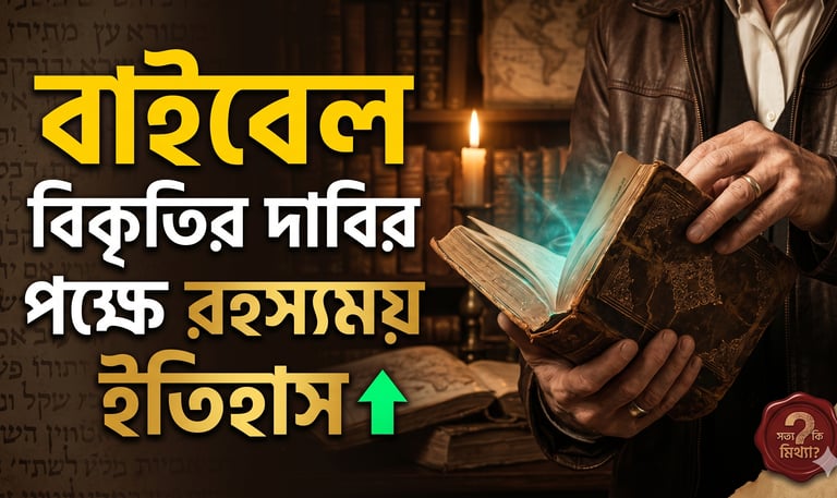 বাইবেল বিকৃতির দাবির পক্ষে রহস্যময় ইতিহাস