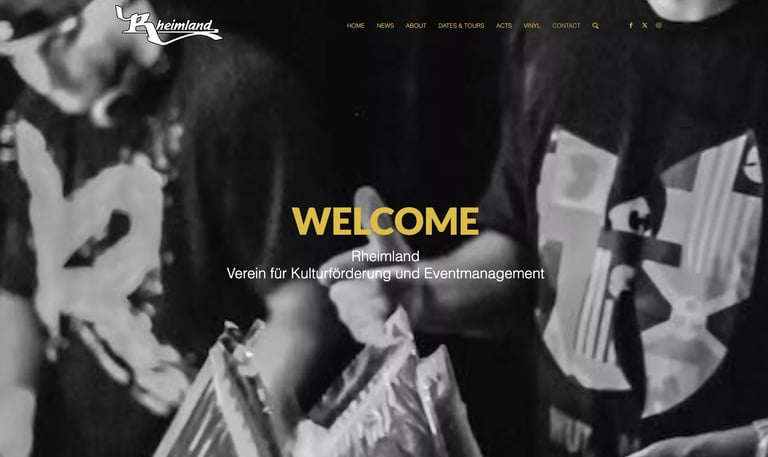 Live-Musik-Szene mit Vinyl-Platten, Rheimland Kultur- und Eventmanagement