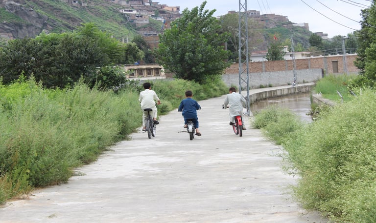 Community Organization build Irrigation Channel & Paved Way to Village Babuzai, Mingora