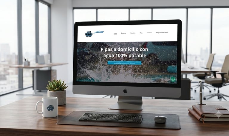 Diseño de sitio web para pipas ww