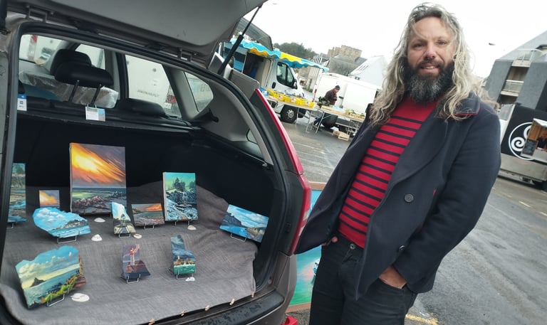 Sur les marchés locaux il faut être aux aguets avec le vent ... "En Bretagne faut savoir s'adapter"