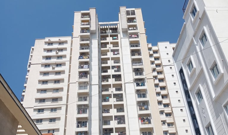 borivali apartments installed pigeon nets by arjilli safety nets