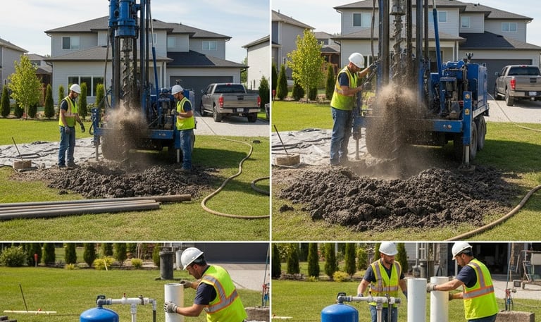 gręžiniai, gręžimas