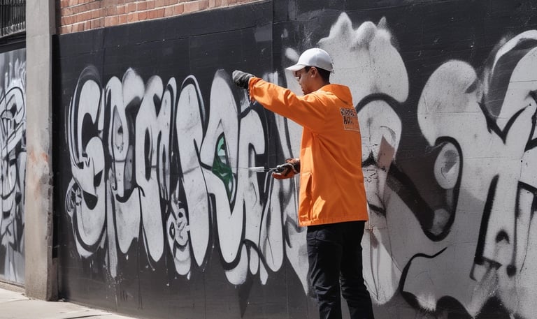 Close-up of a driveway being power washed, showing clear contrast between cleaned and dirty areas in a Melbourne suburban setting.