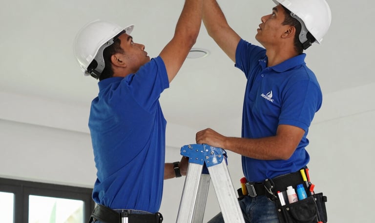 A glowing fiber optic cable transmitting data against a dark background, symbolizing speed and reliability.