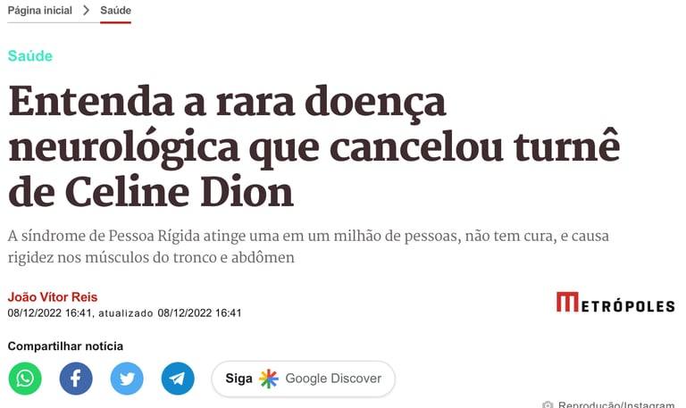 Síndrome de Stiff-Person; Síndrome da Pessoa Rígida