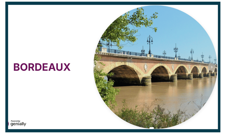Image representant le pont de pierre à Bordeaux