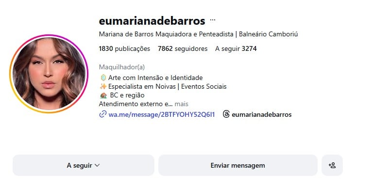 Maquiadora em BC e regiao