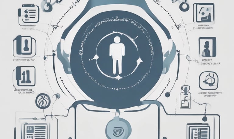 A focused team reviewing data protection policies in a modern office.