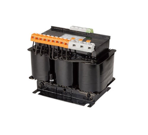 Industrial step down transformer for voltage reduction applications