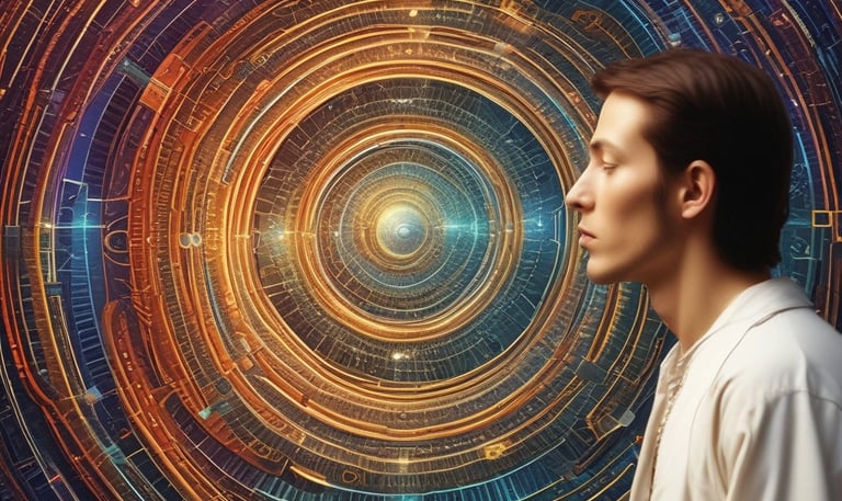 A glowing ripple effect spreading across a dark surface, symbolizing resonance waves.