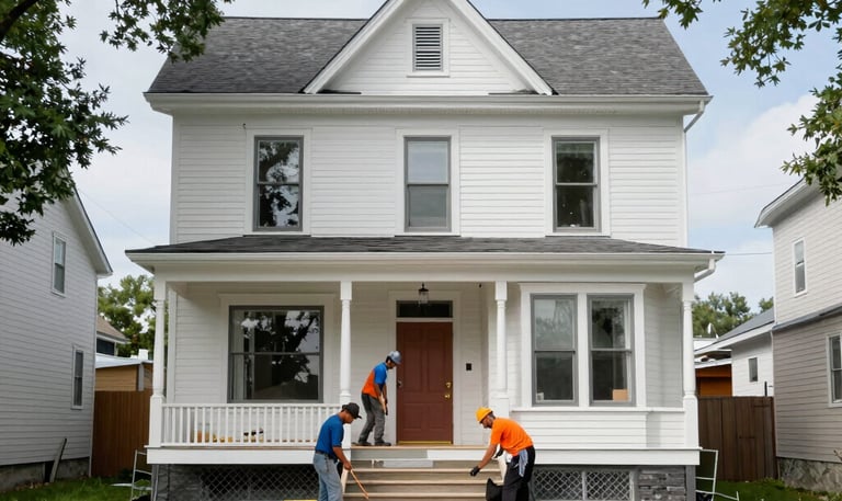 A contemporary multifamily housing complex surrounded by green spaces in Manitoba.