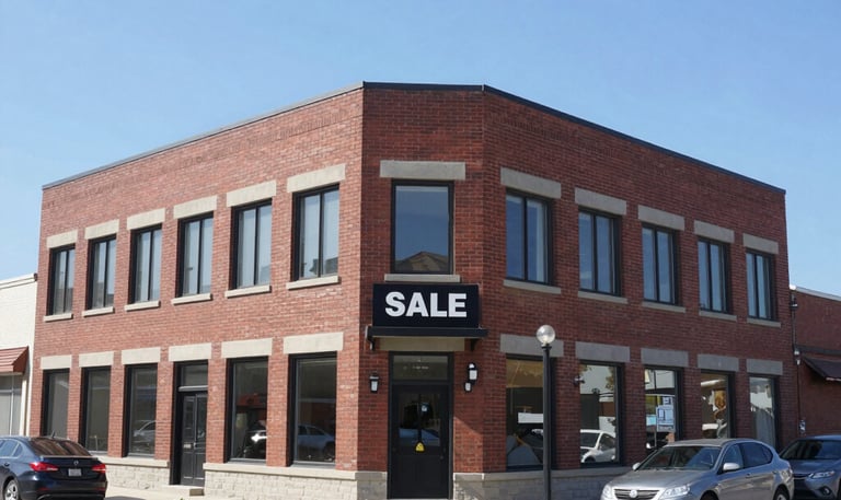 A contemporary multifamily housing complex surrounded by green spaces in Manitoba.