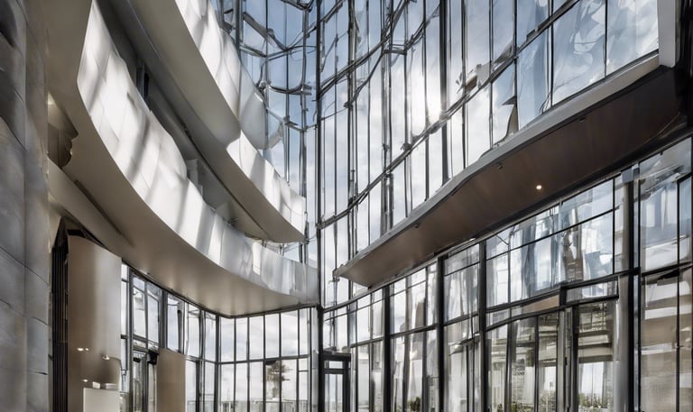 black and white round signage