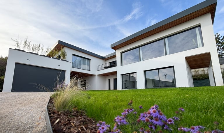 Construction d’une villa contemporaine sur les hauteurs de Clermont-ferrand