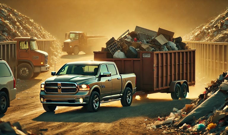 Landfill dump from Junk Removal Services