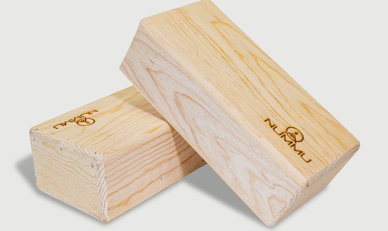Bloques Madera Yoga Props Accesorios Restaurativo Vinyasa Hatha Yin Yoga