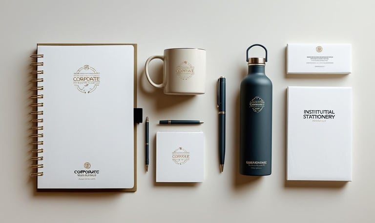 merch para empresa, cuaderno anillado, taza, lapicera, botella, cuaderno cosido logo personalizado