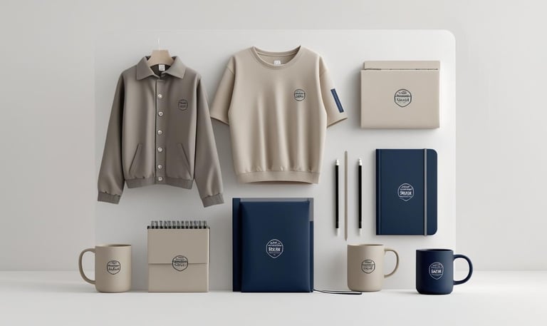 merch para eventos remeras, cuadernos, tazas, credenciales, carpetas personalizados