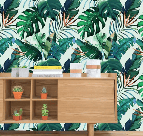 Mural decorativo floral