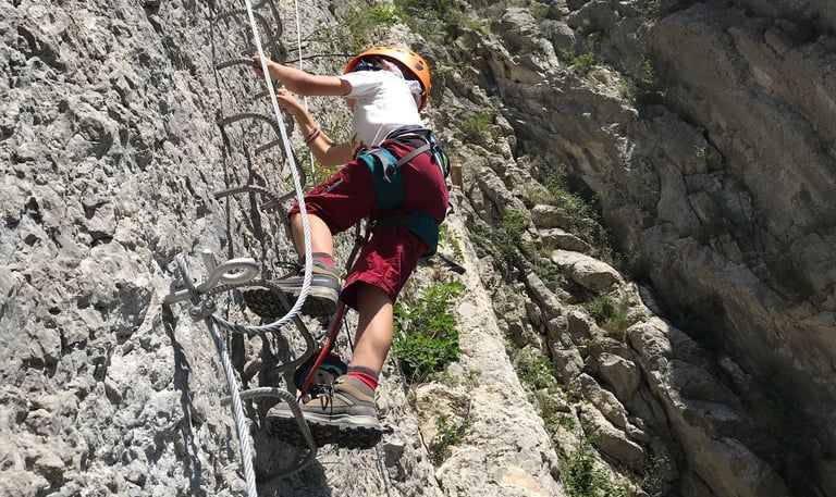 via ferrata céüse 