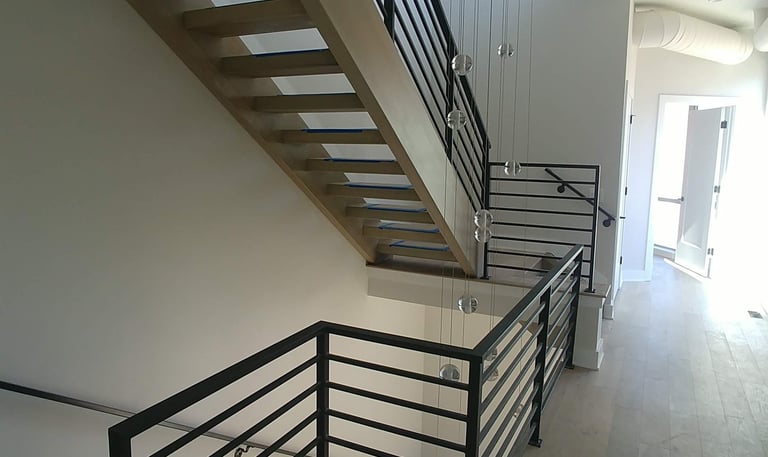 Interior Metal Railings and Stair Rails