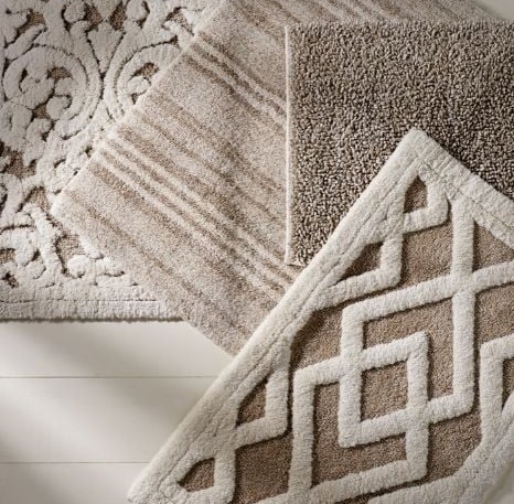 Soft and absorbent bath mats produced by Indian exporter for private label brands