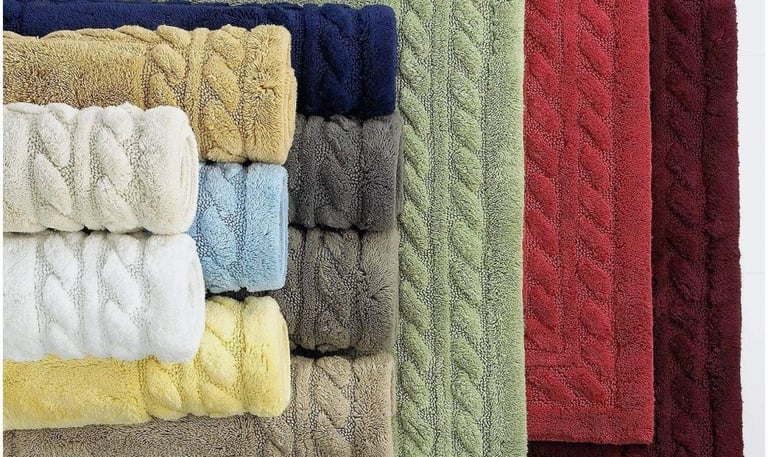 Cotton bath mats manufacturer in India supplying export-quality products for international buyers
