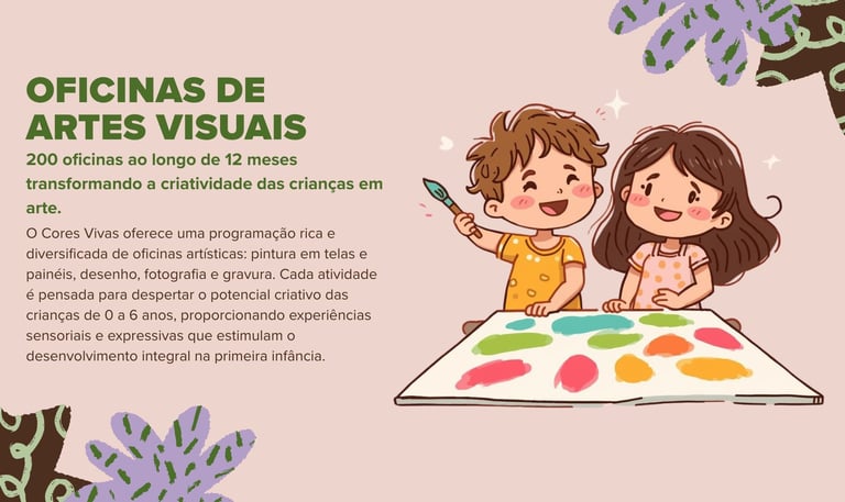 Oficinas de artes visuais
