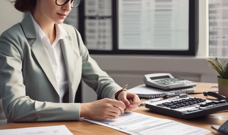 An ornate building facade with large, classical columns and a sign reading 'The Canadian Bank of Commerce.' The architecture features detailed stonework and decorative wreaths hanging on the railings.