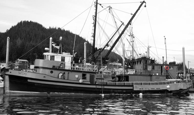 A fine vessel docked in Icy Strait Point, Alaska
