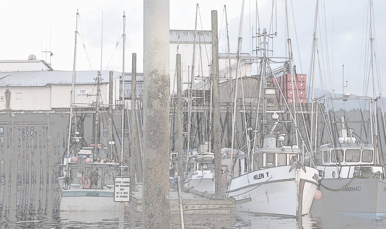 The Pirate gets a wee bit creative in Icy Strait Point, Alaska