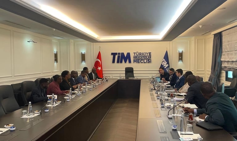 Businessman Tanaka Muvezwa Meets with TİM(TURKISH EXPORTERS ASSEMBLY)