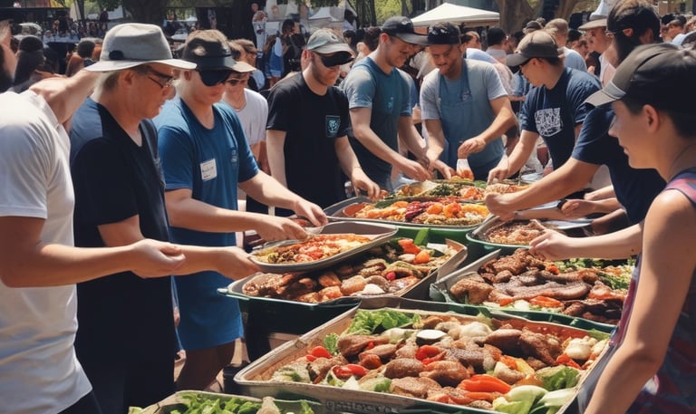 Feeding those in need in the local community