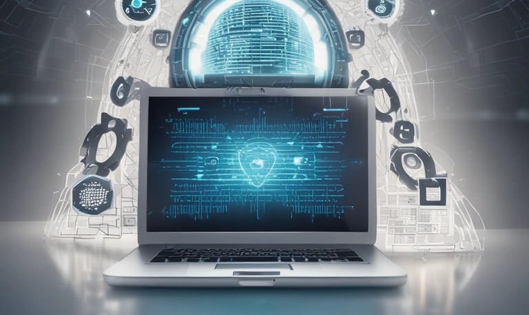 A vintage typewriter is displaying a sheet of paper with the words 'EDGE COMPUTING' typed in bold letters. The typewriter features a dark green body and metal components, set against a soft white background.