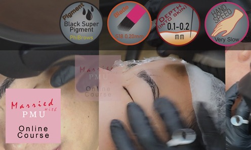 Permanent Makeup Training On-Screen Icons