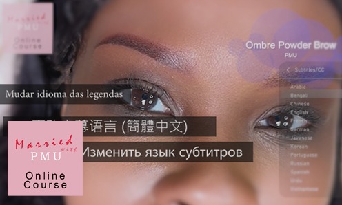 Permanent Makeup Training Subtitles available in any language