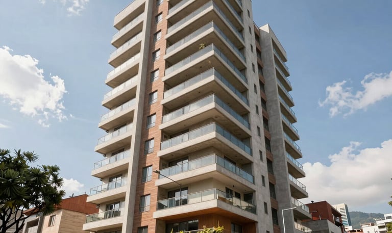 An elegant business consultant explaining financial charts to attentive clients in a modern office.