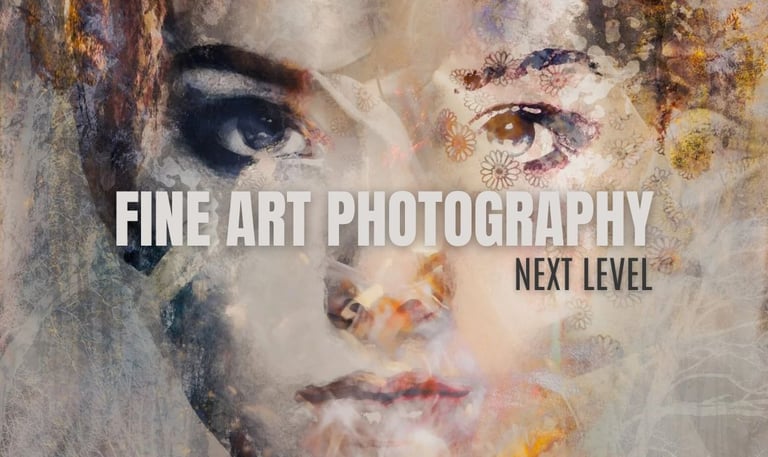 Fine Art Photography Course Online - Next Level mixed-media portrait.