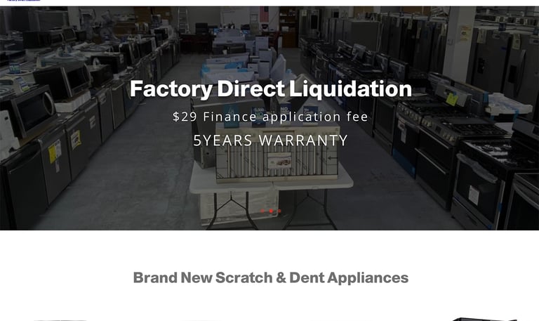 Factory direct liquidation website