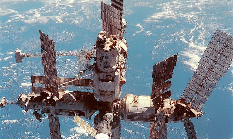 The ISS (International Space Station)