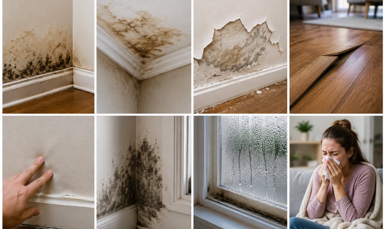 Common signs of hidden mold and water damage in a home