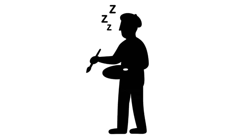 a man with a knife and knife in his hand