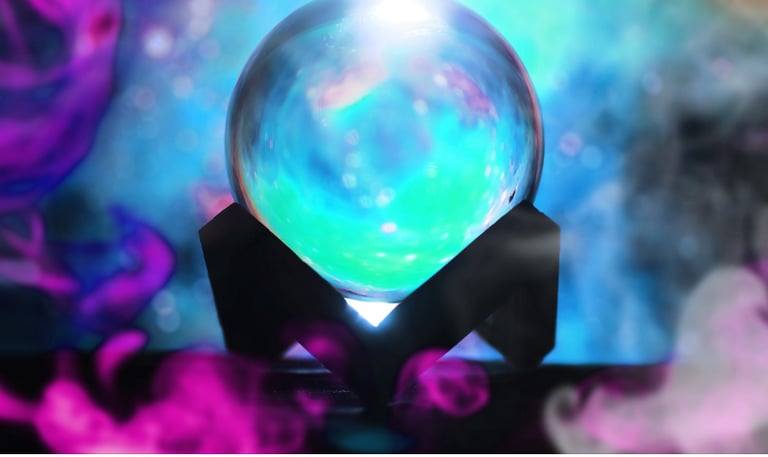 best psychic Brampton holding a crystal ball