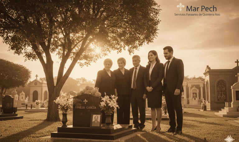 Servicio de inhumación por funeraria Mar Pech