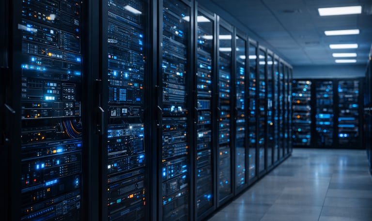 Enterprise data center servers and infrastructure systems