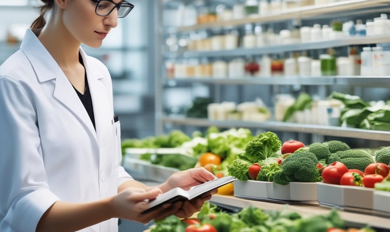 Close-up of specialized animal feed mixes arranged in bowls