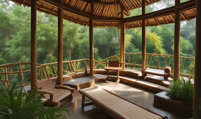 Bamboo Villa structutur 